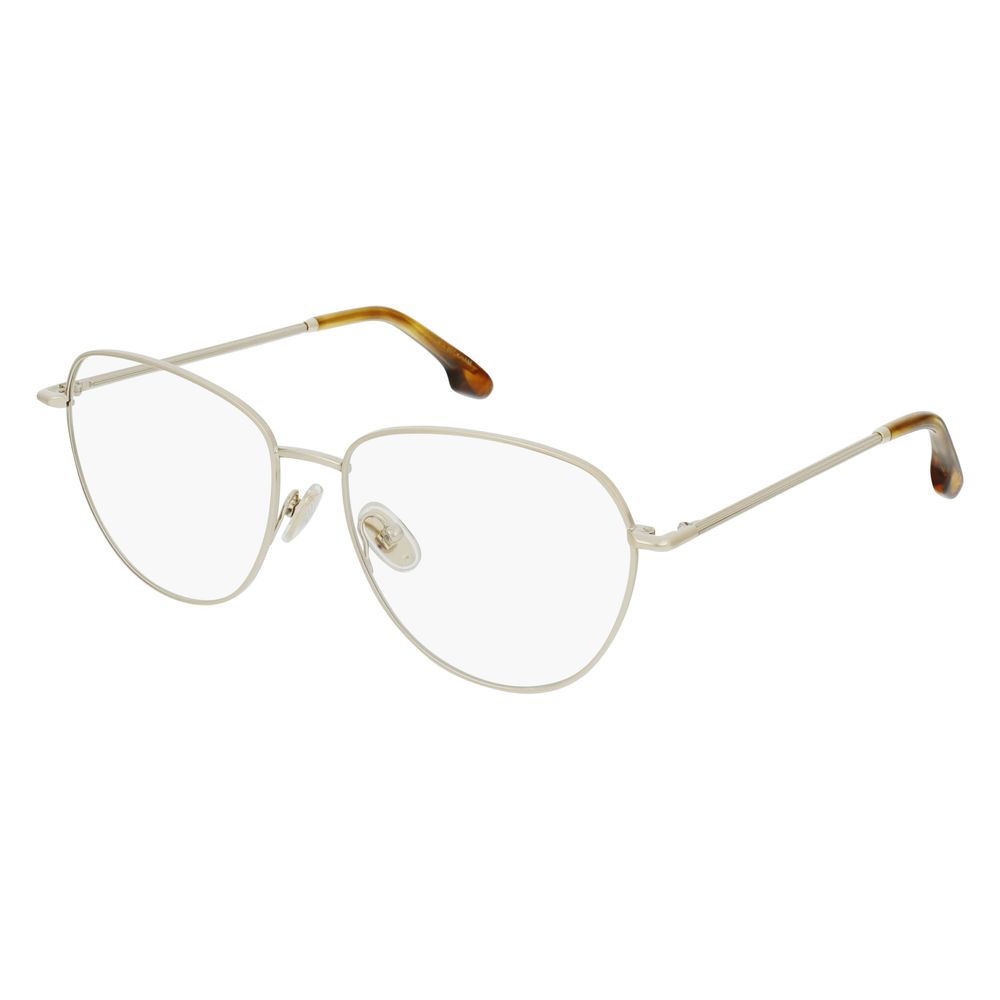 Victoria Beckham Goldene Metallbrille (Gestell)