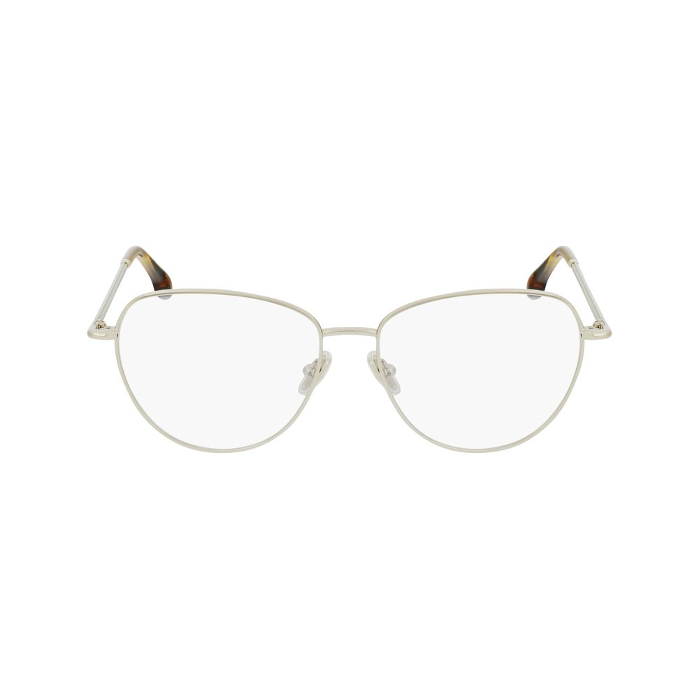 Victoria Beckham Goldene Metallbrille (Gestell)