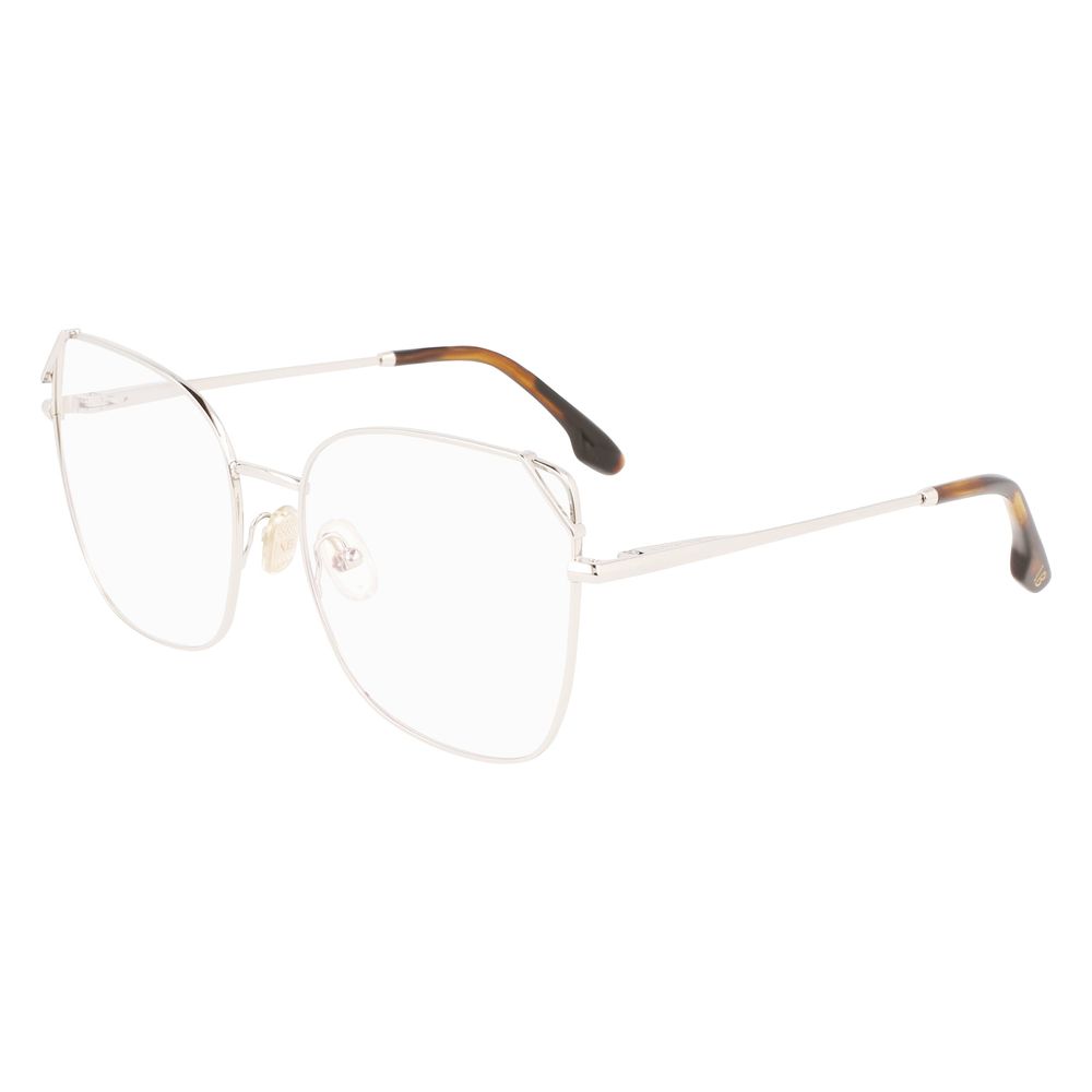 Victoria Beckham Grey Metal Glasses (Frame)
