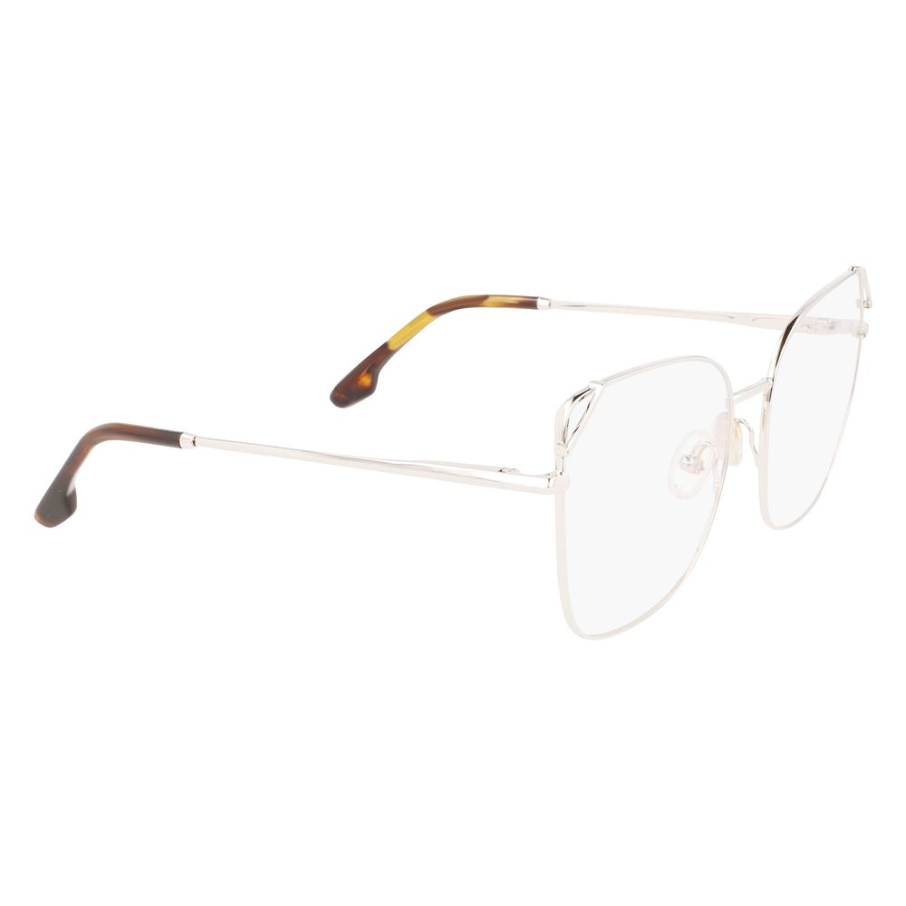 Victoria Beckham Grey Metal Glasses (Frame)