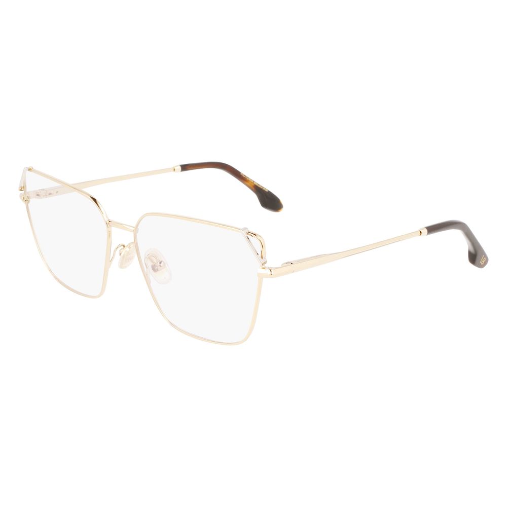 Victoria Beckham Goldene Metallbrille (Gestell)