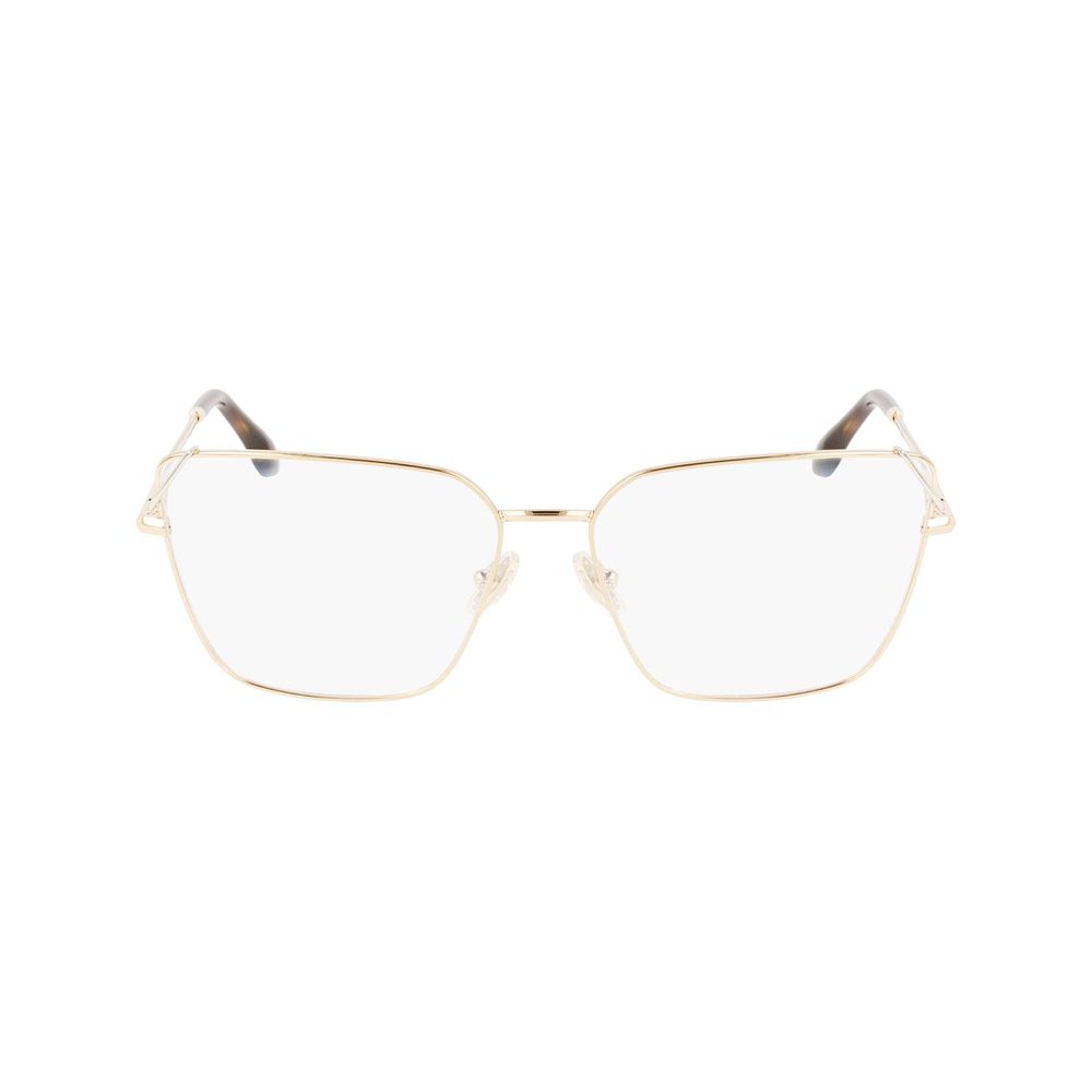 Victoria Beckham Goldene Metallbrille (Gestell)
