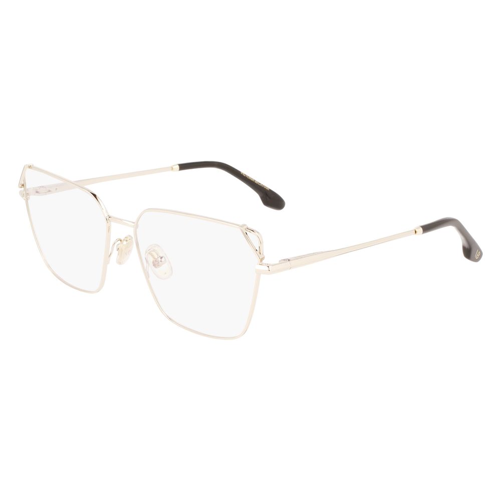 Victoria Beckham Goldene Metallbrille (Gestell)