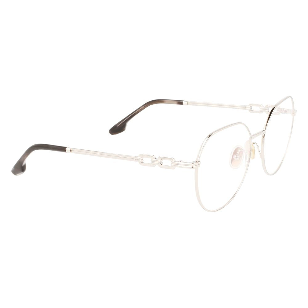 Victoria Beckham Grey Metal Glasses (Frame)