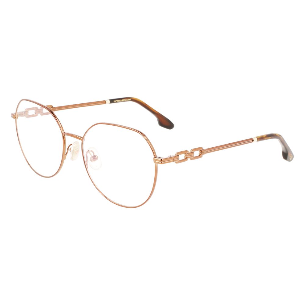 Victoria Beckham Braune Metallbrille (Fassung)