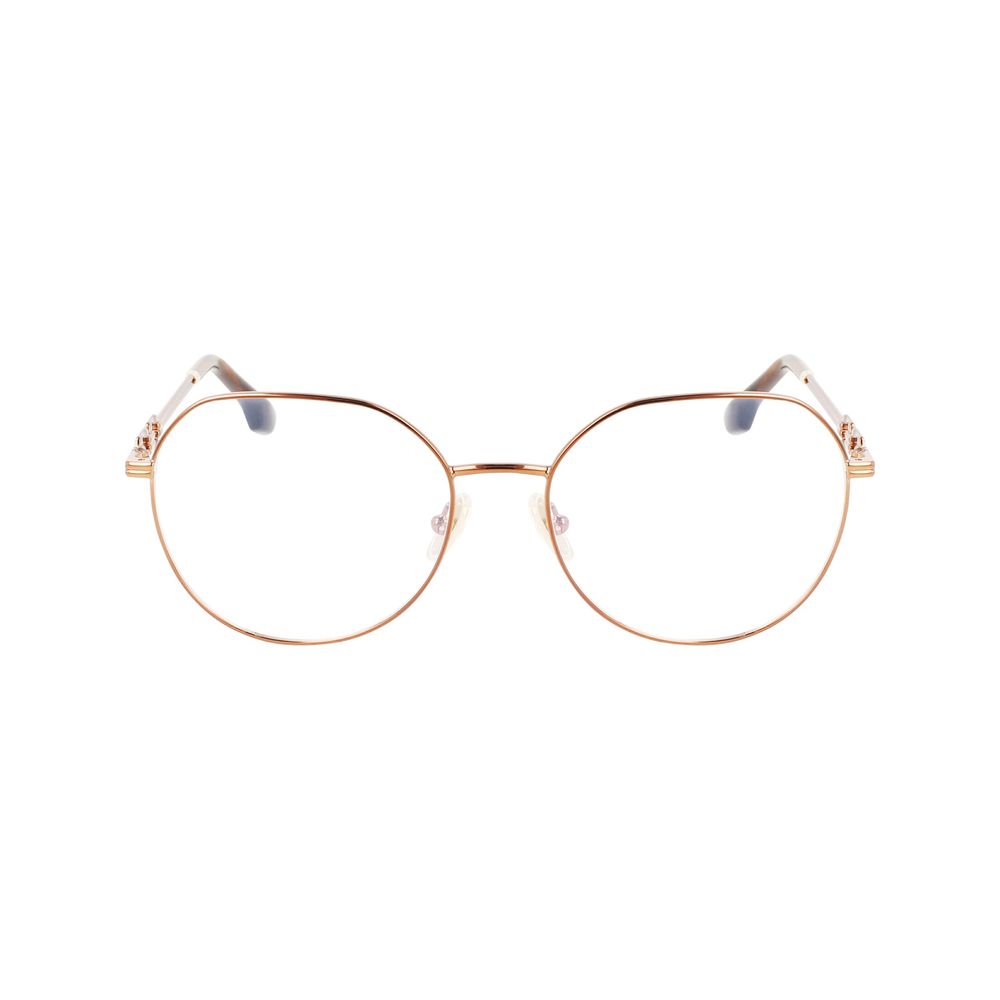 Victoria Beckham Braune Metallbrille (Fassung)