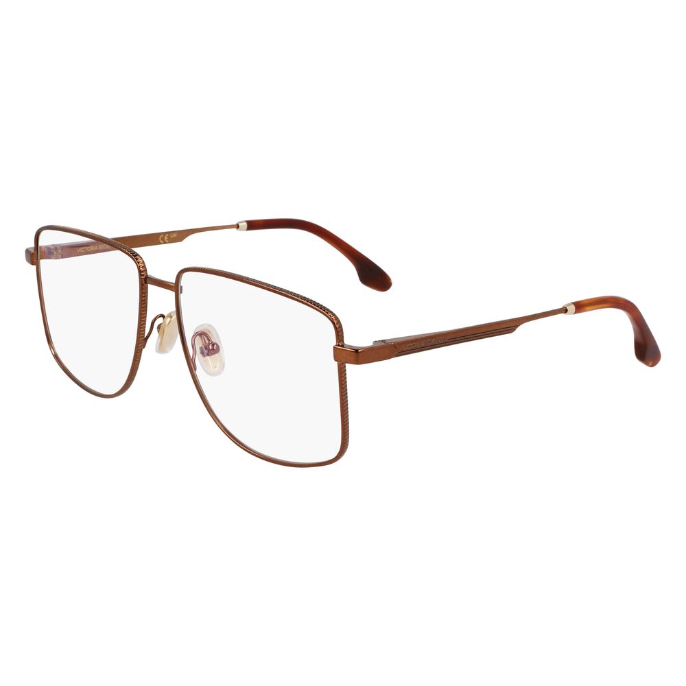 Victoria Beckham Goldene Metallbrille (Gestell)