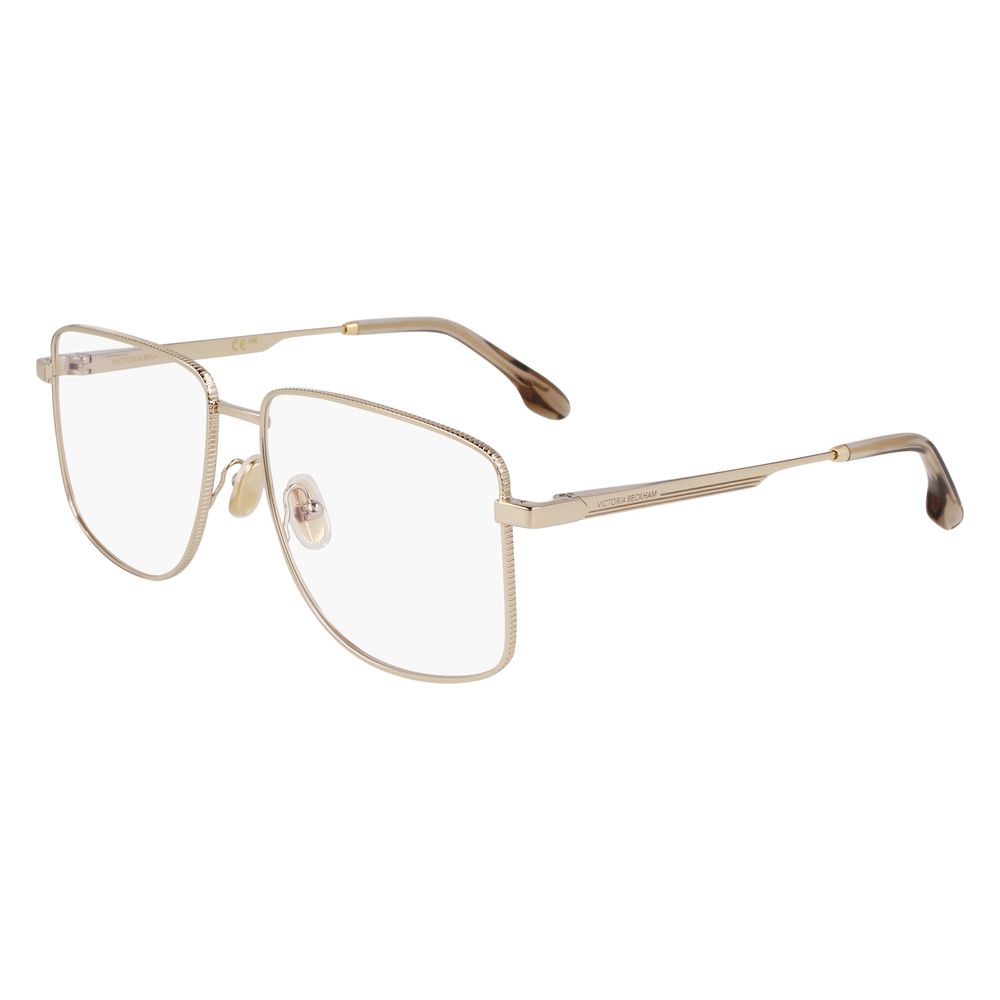 Victoria Beckham Goldene Metallbrille (Gestell)
