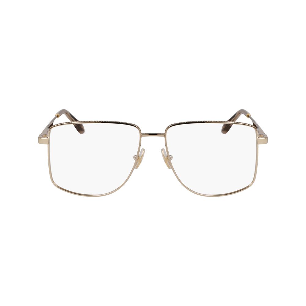 Victoria Beckham Goldene Metallbrille (Gestell)