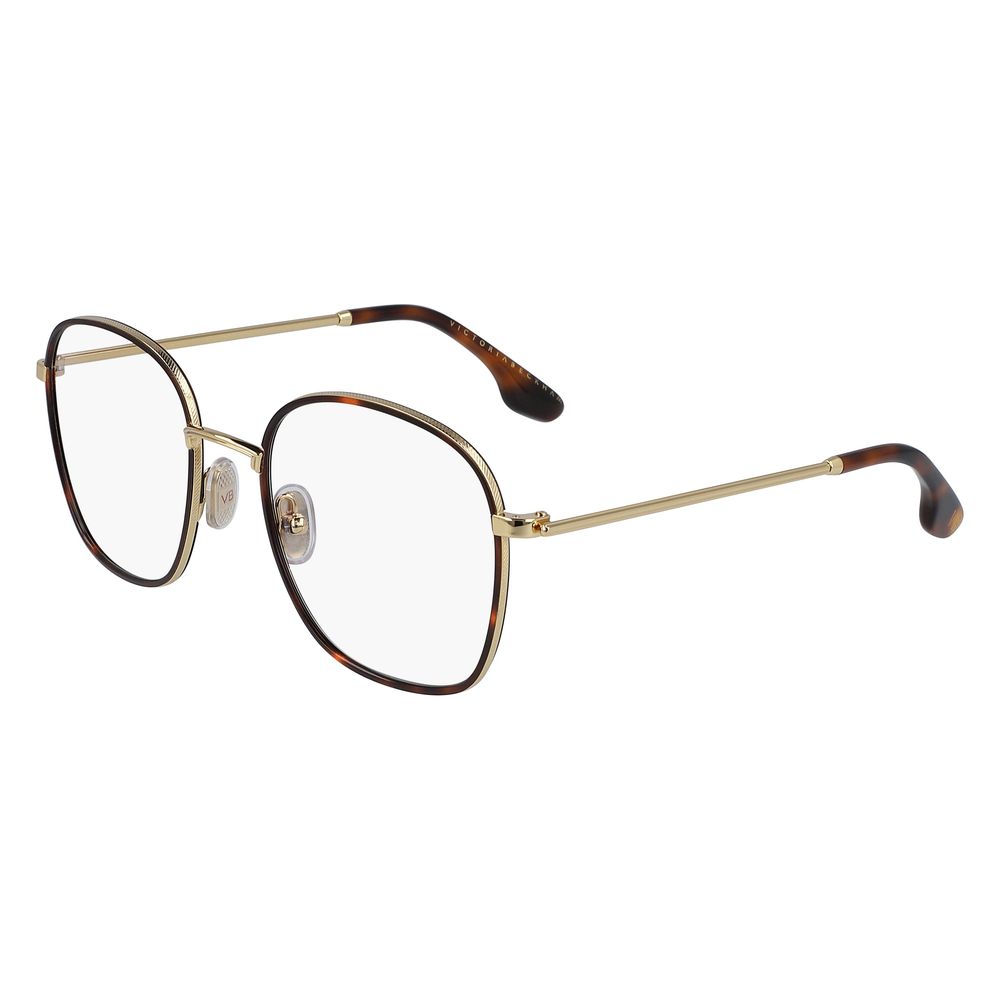 Victoria Beckham Braune Metallbrille (Gestell)