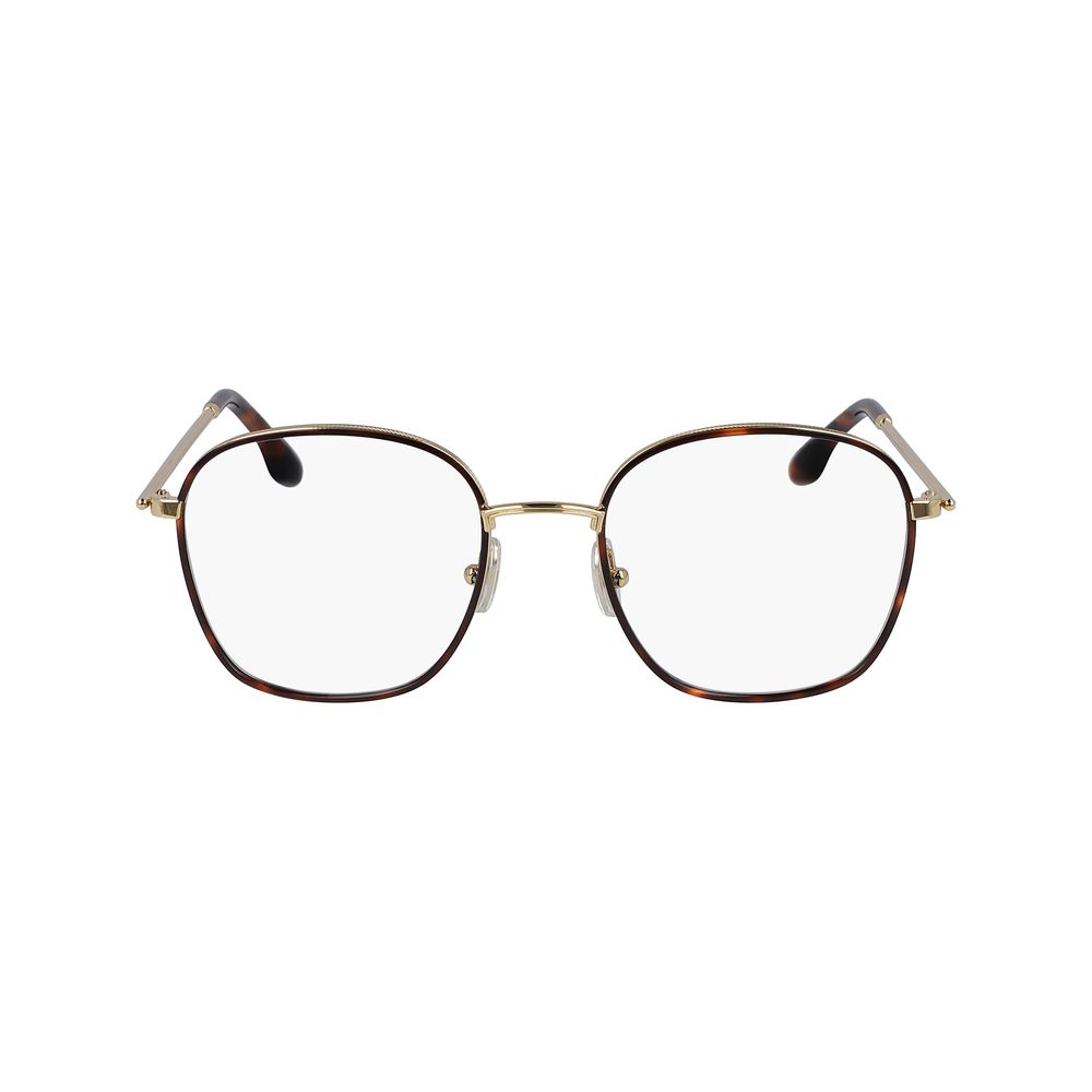 Victoria Beckham Braune Metallbrille (Gestell)
