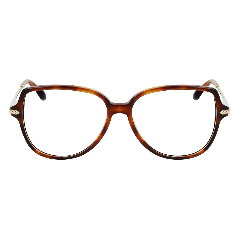 Victoria Beckham Brown Acetate Glasses (Frame)