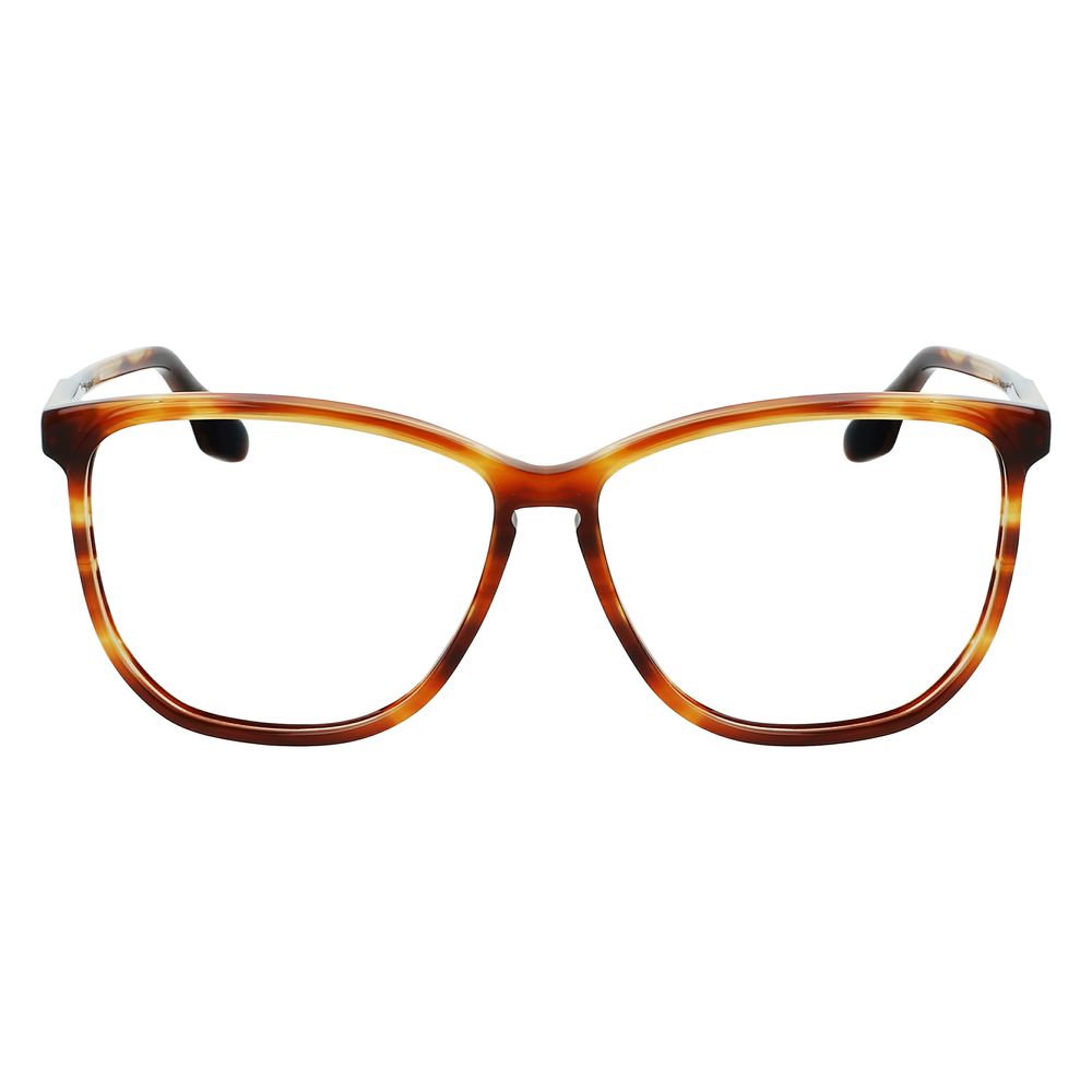 Victoria Beckham Braune Acetat-Brille (Gestell)
