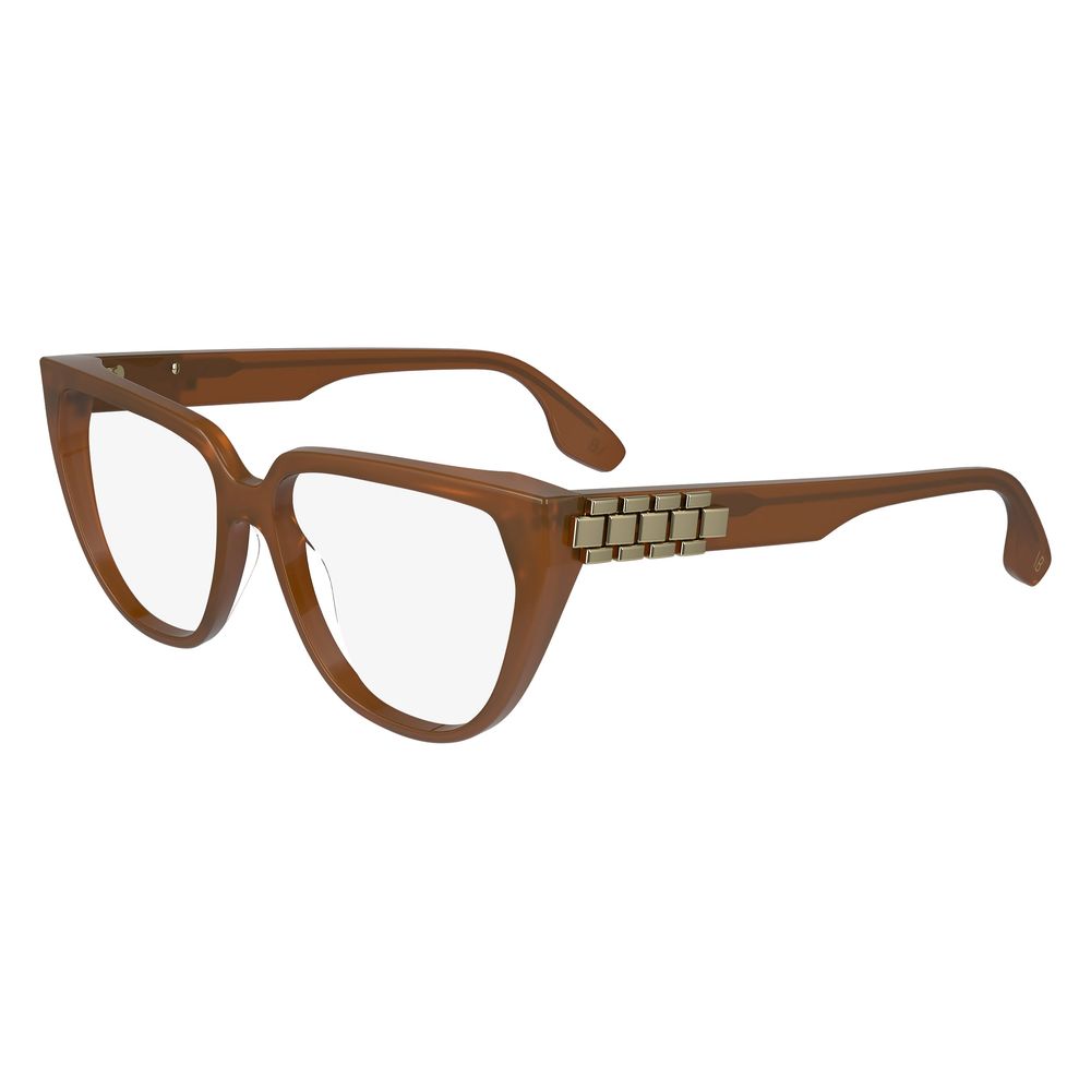 Victoria Beckham Braune Acetat-Brille (Gestell)