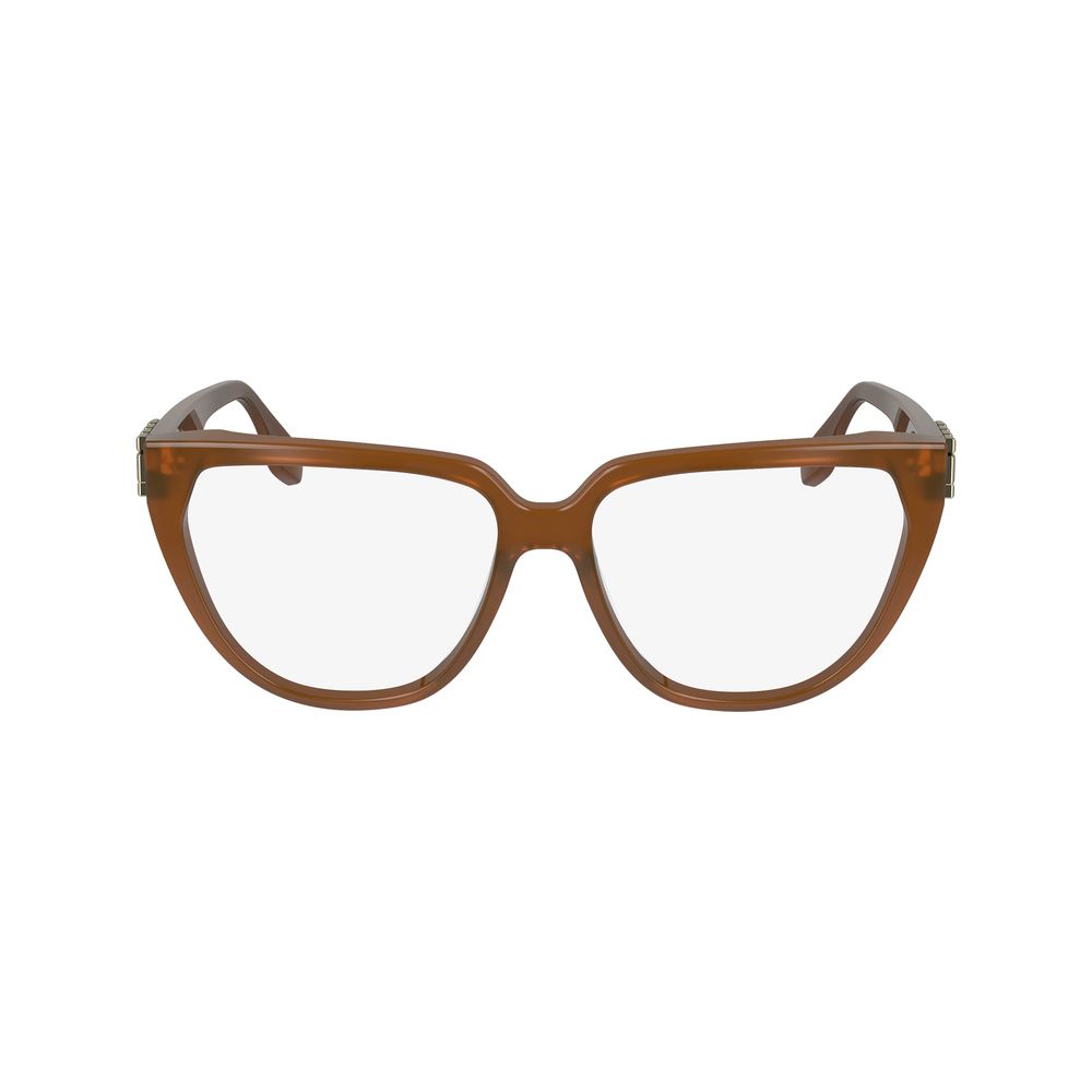 Victoria Beckham Braune Acetat-Brille (Gestell)