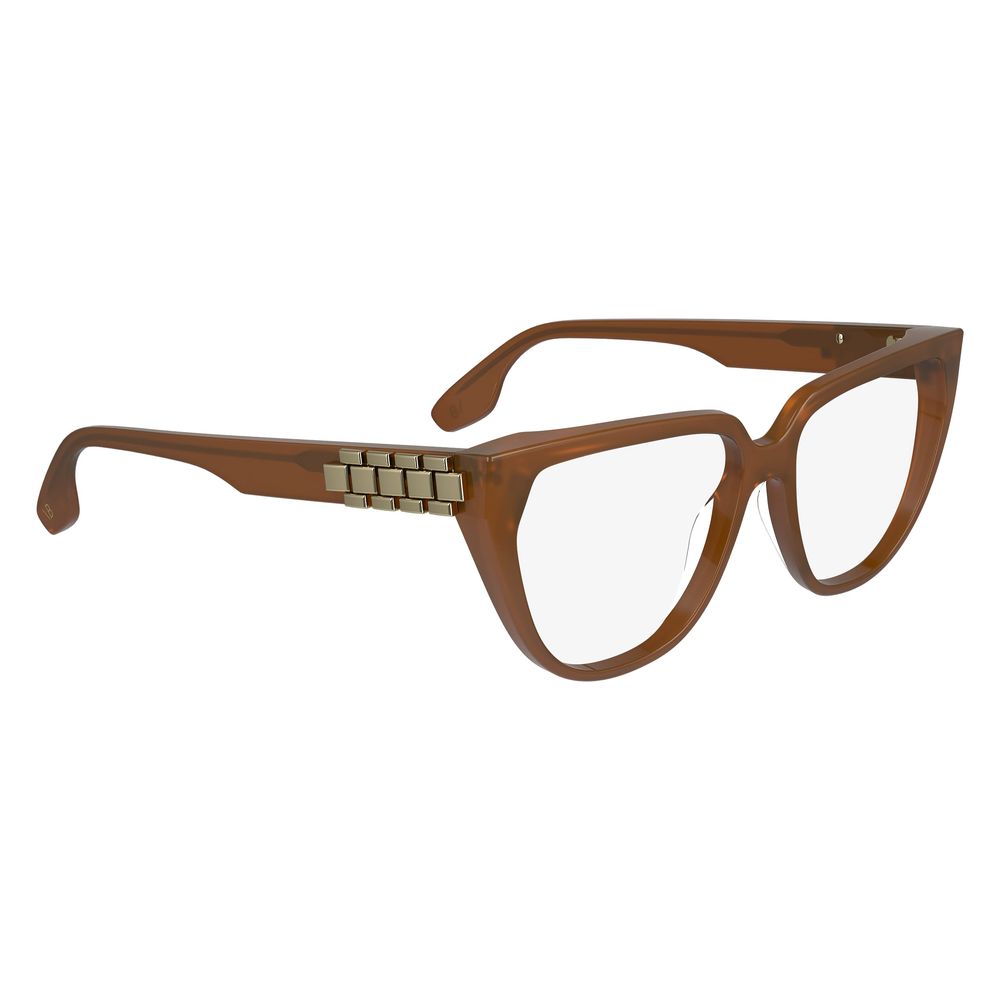 Victoria Beckham Braune Acetat-Brille (Gestell)