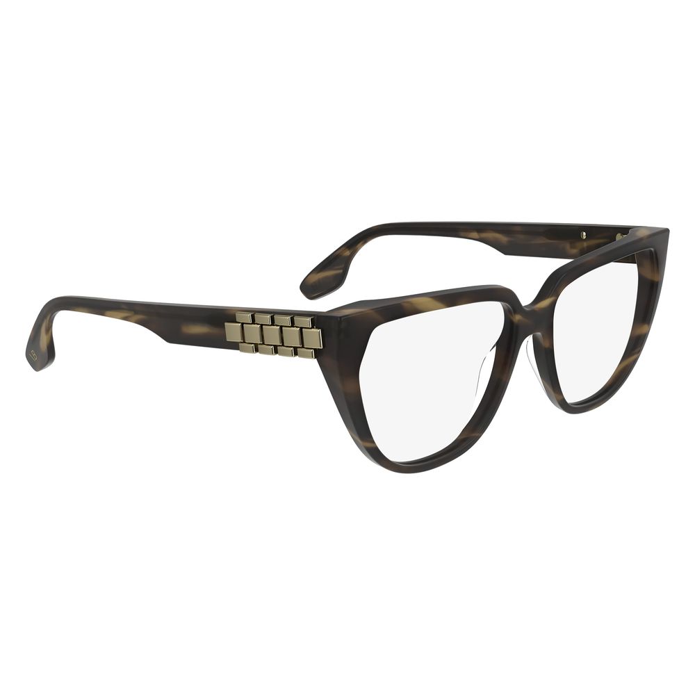 Victoria Beckham Brown Acetate Glasses (Frame)