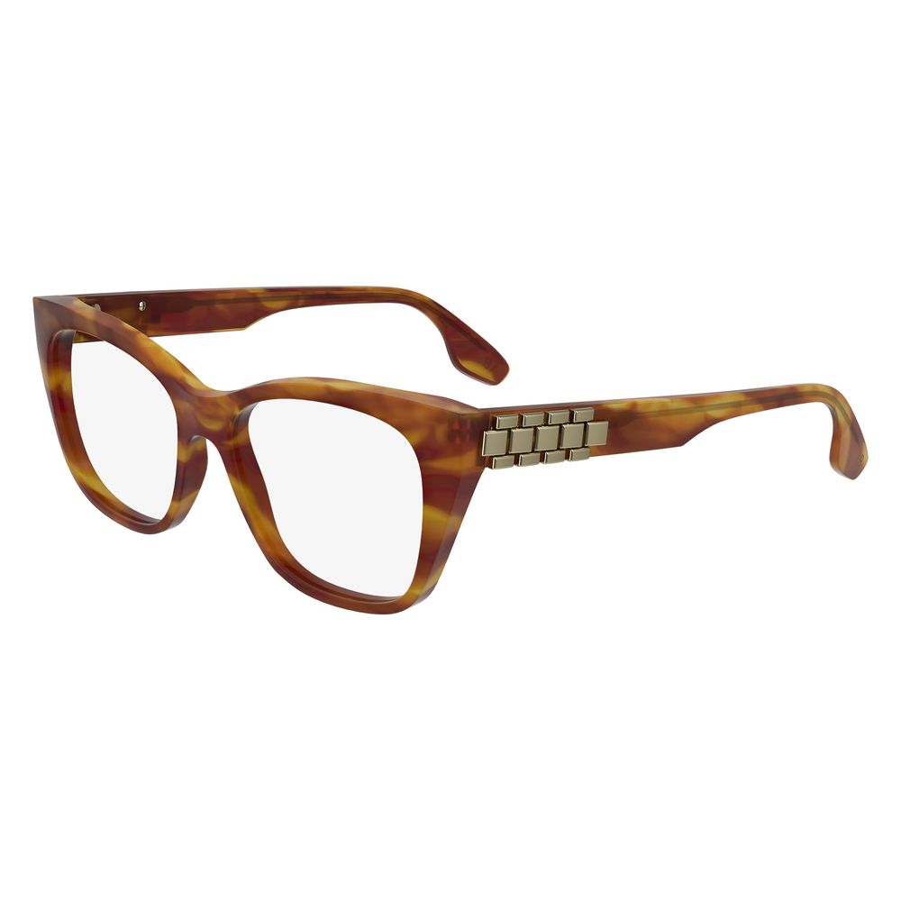 Victoria Beckham Braune Acetat-Brille (Gestell)