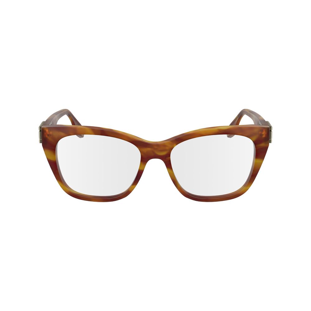 Victoria Beckham Braune Acetat-Brille (Gestell)