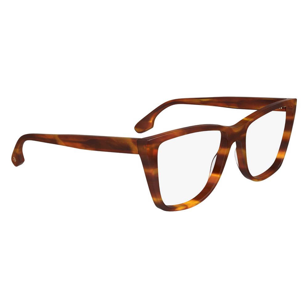 Victoria Beckham Braune Acetat-Brille (Gestell)