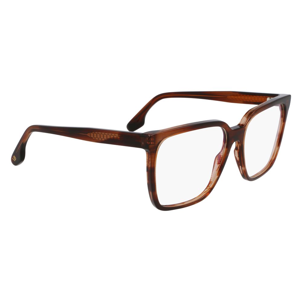 Victoria Beckham Braune Acetat-Brille (Gestell)
