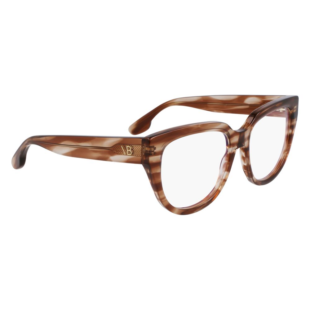 Victoria Beckham Braune Brille aus Acetat (Gestell)