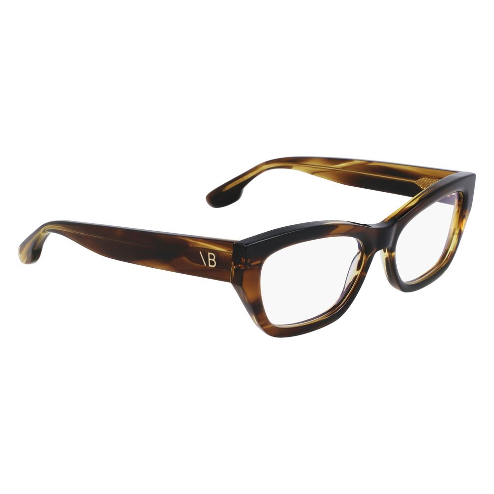 Victoria Beckham Brown Acetate Glasses (Frame)