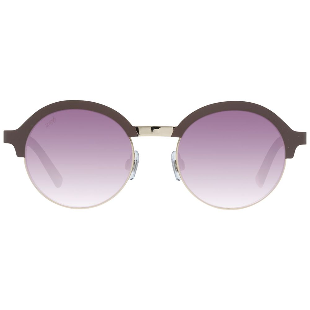 WEB EYEWEAR Sonnenbrille aus Goldmetall