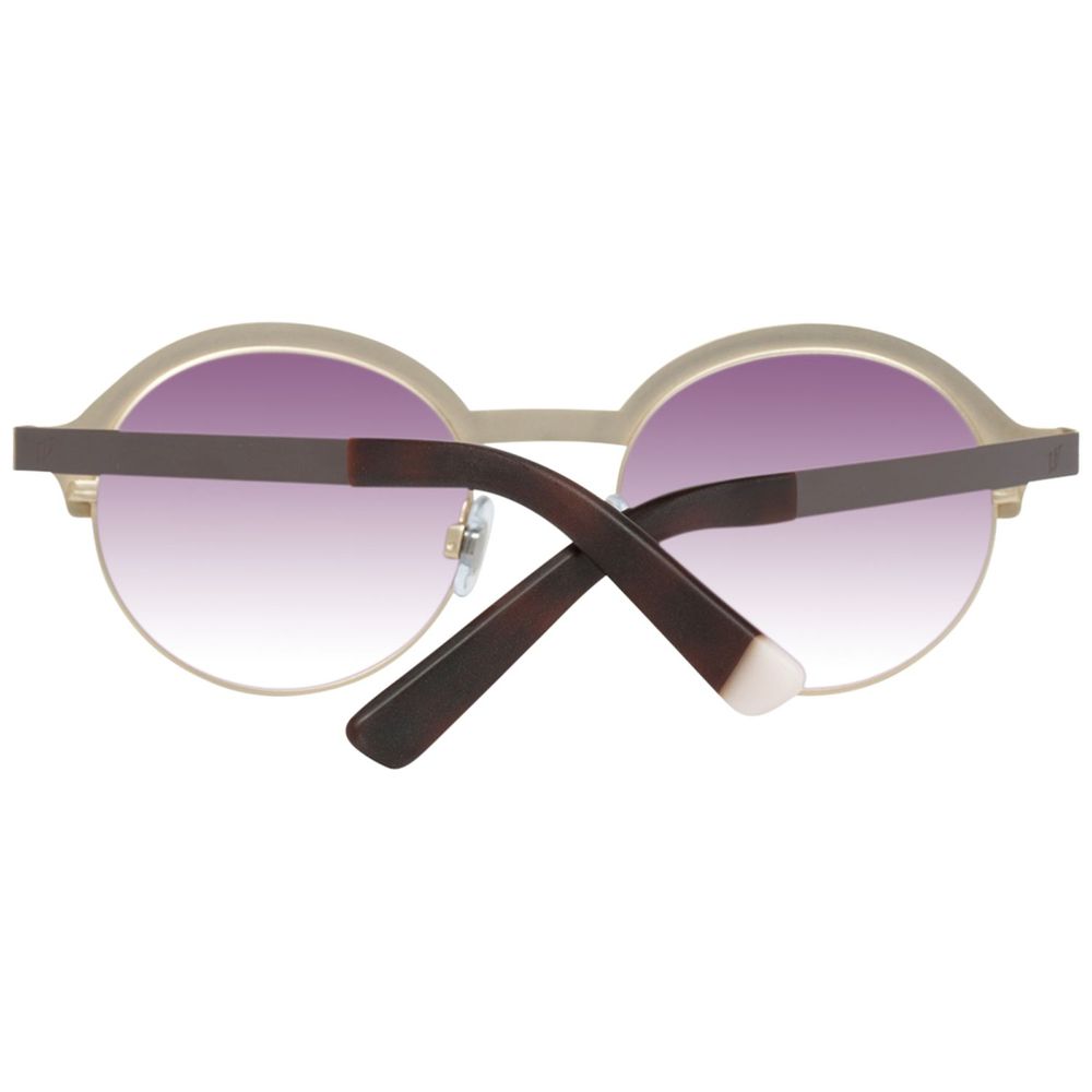 WEB EYEWEAR Sonnenbrille aus Goldmetall