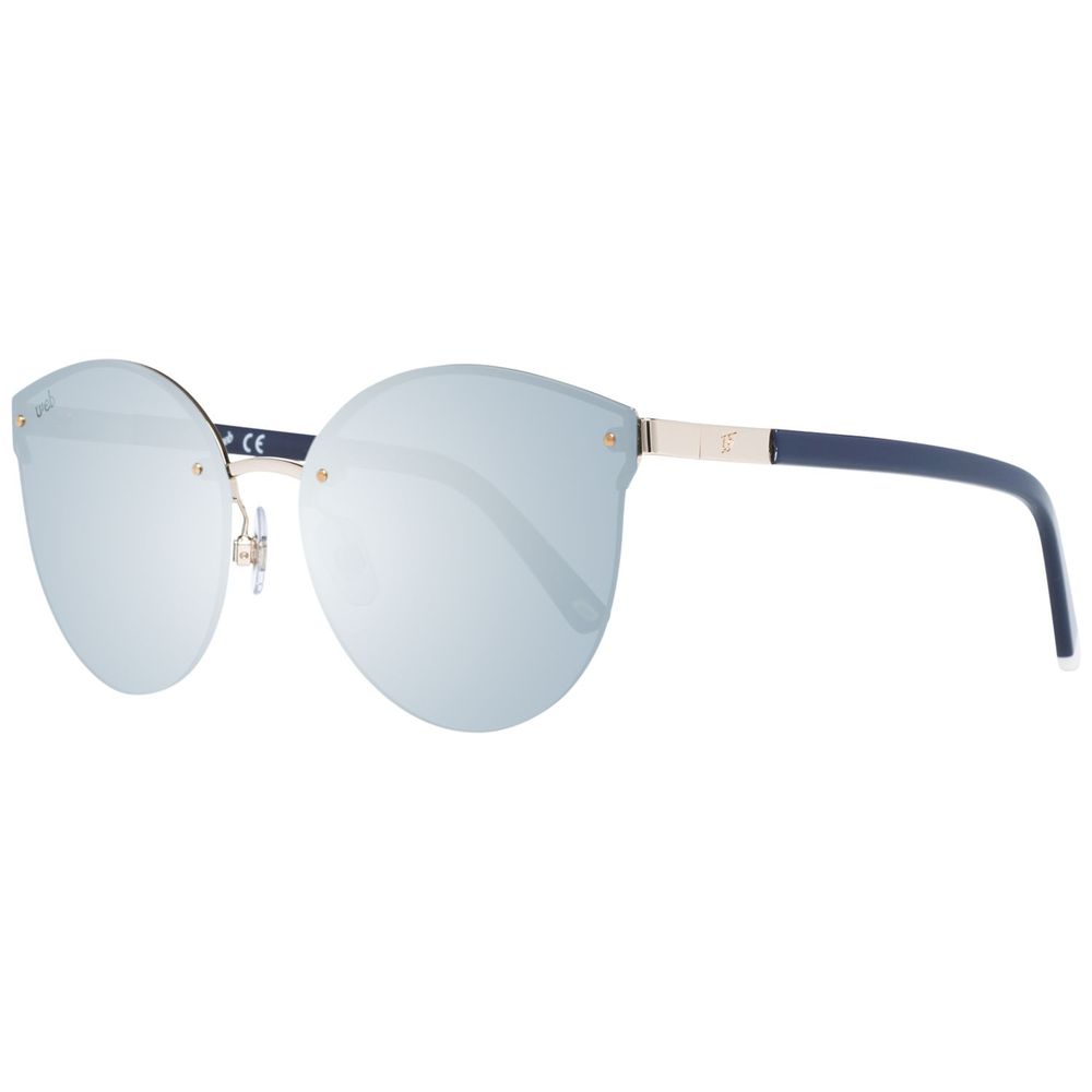 WEB EYEWEAR Sunglasses in Gold Metal