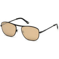 WEB EYEWEAR Schwarze Sonnenbrille aus Metall