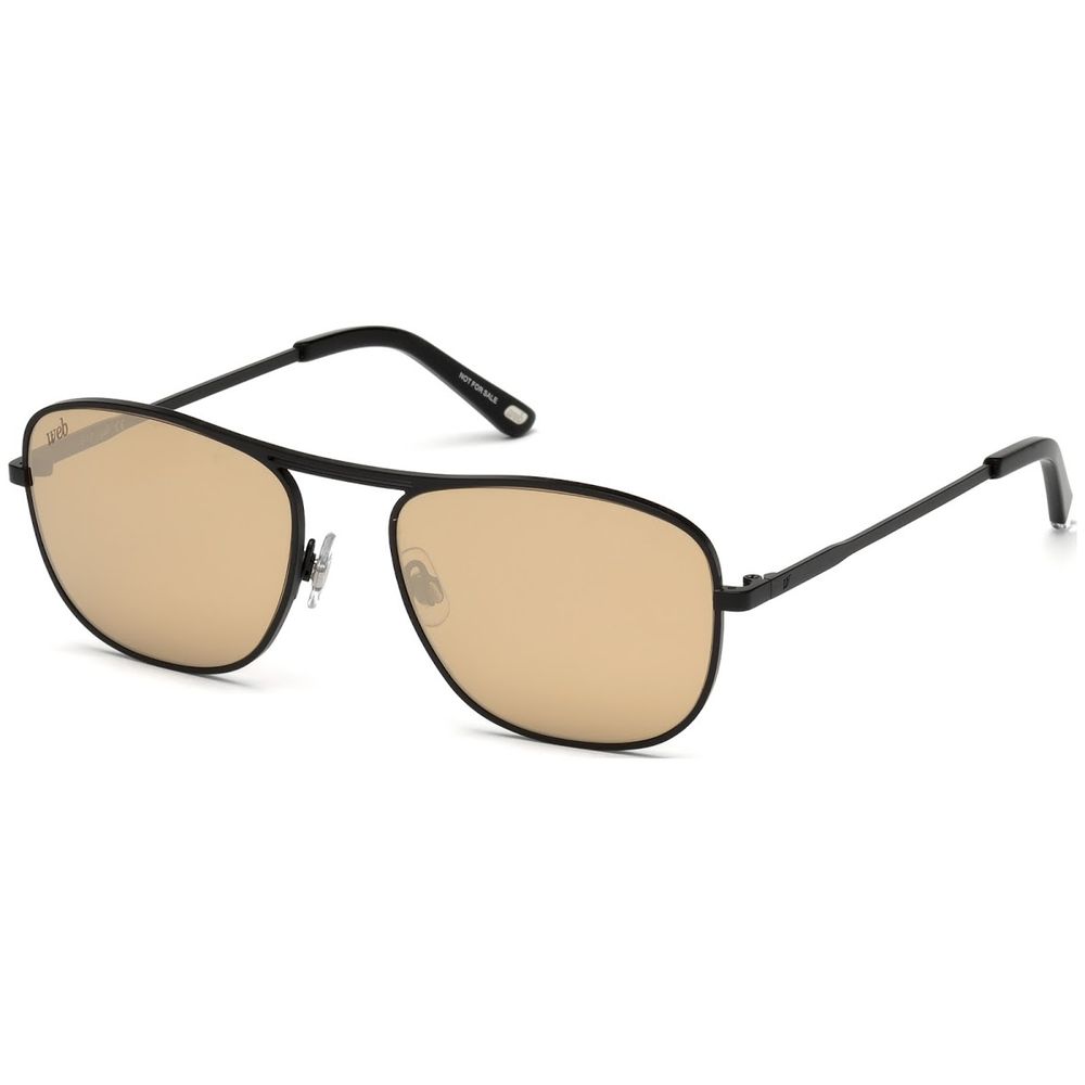WEB EYEWEAR Schwarze Sonnenbrille aus Metall