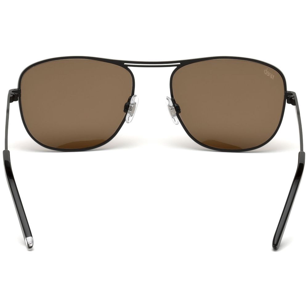WEB EYEWEAR Schwarze Sonnenbrille aus Metall