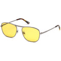 WEB EYEWEAR Sonnenbrille aus silbernem Metall