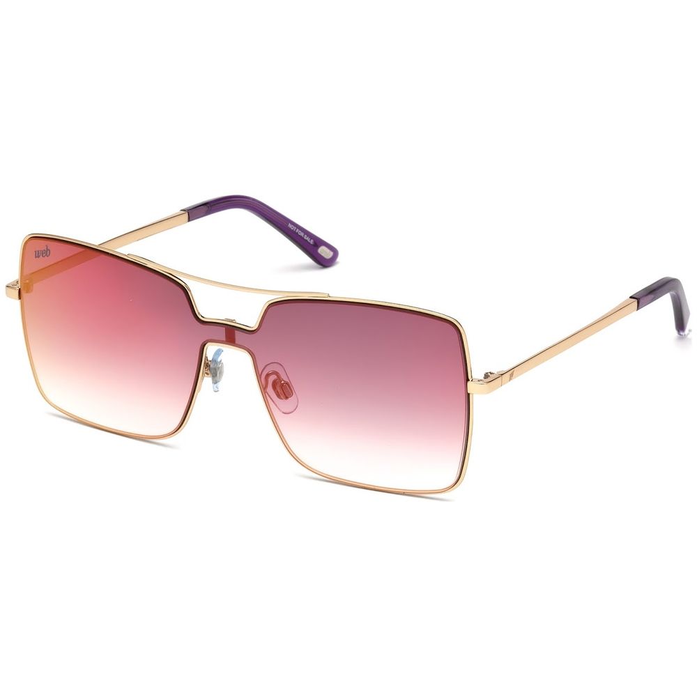 WEB EYEWEAR Sunglasses in Gold Metal