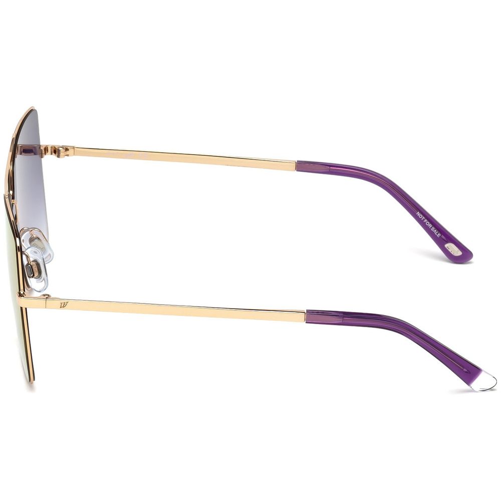 WEB EYEWEAR Sunglasses in Gold Metal