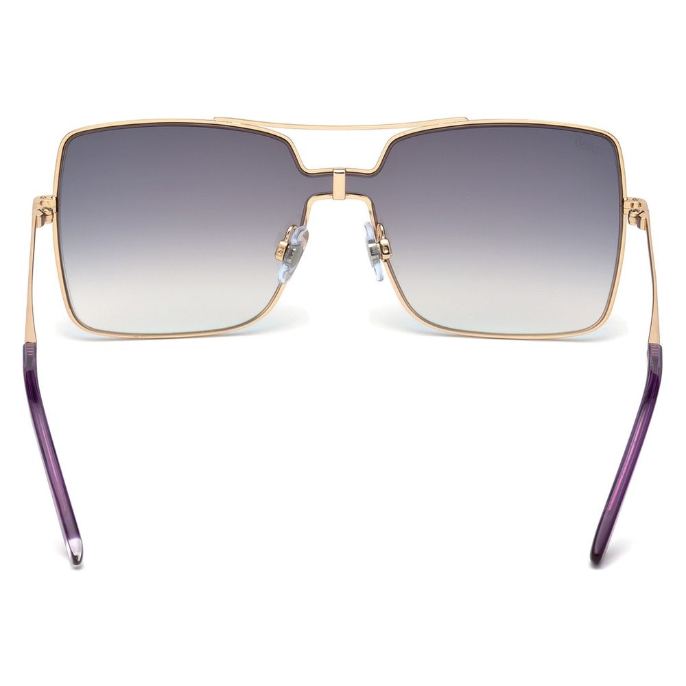 WEB EYEWEAR Sunglasses in Gold Metal