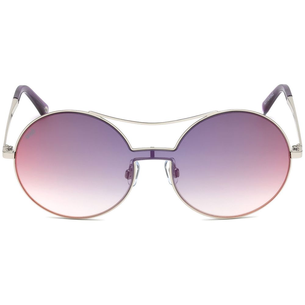 WEB EYEWEAR Sonnenbrille aus silbernem Metall