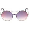 WEB EYEWEAR Sonnenbrille aus silbernem Metall