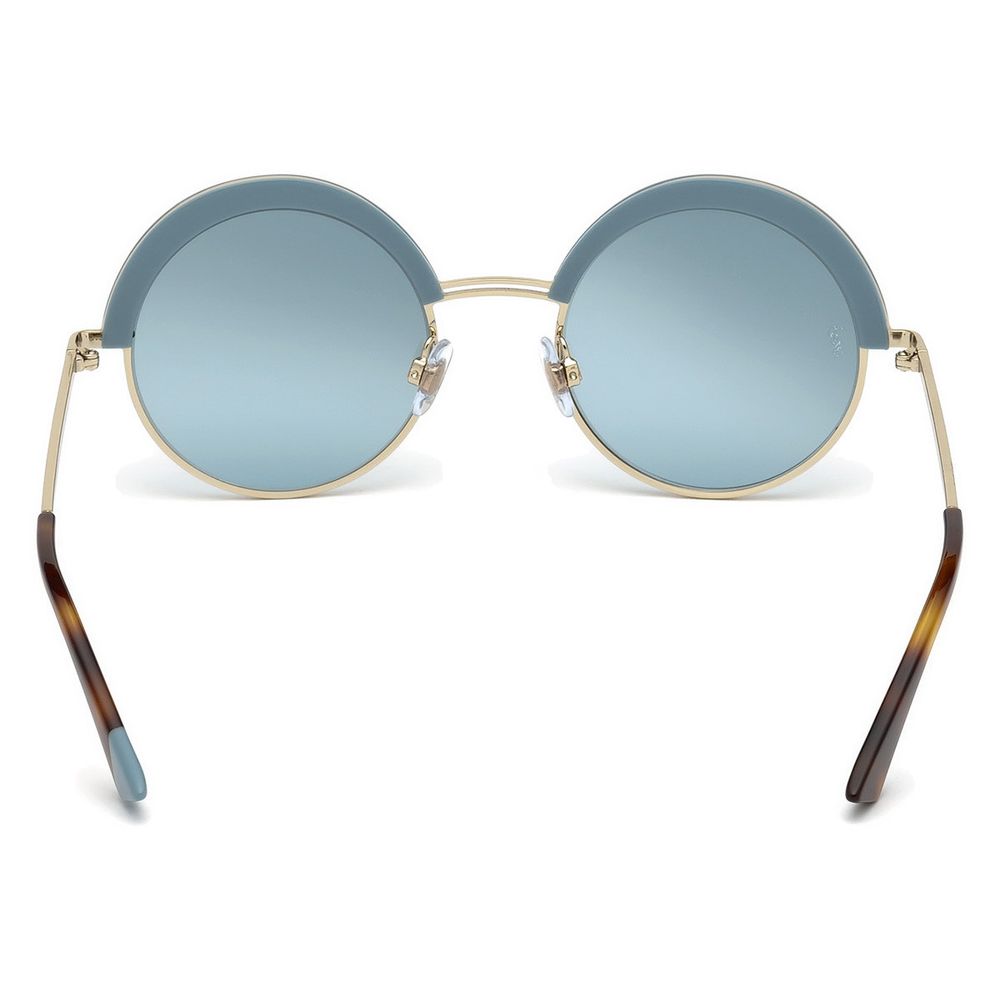 WEB EYEWEAR Sunglasses in Gold Metal