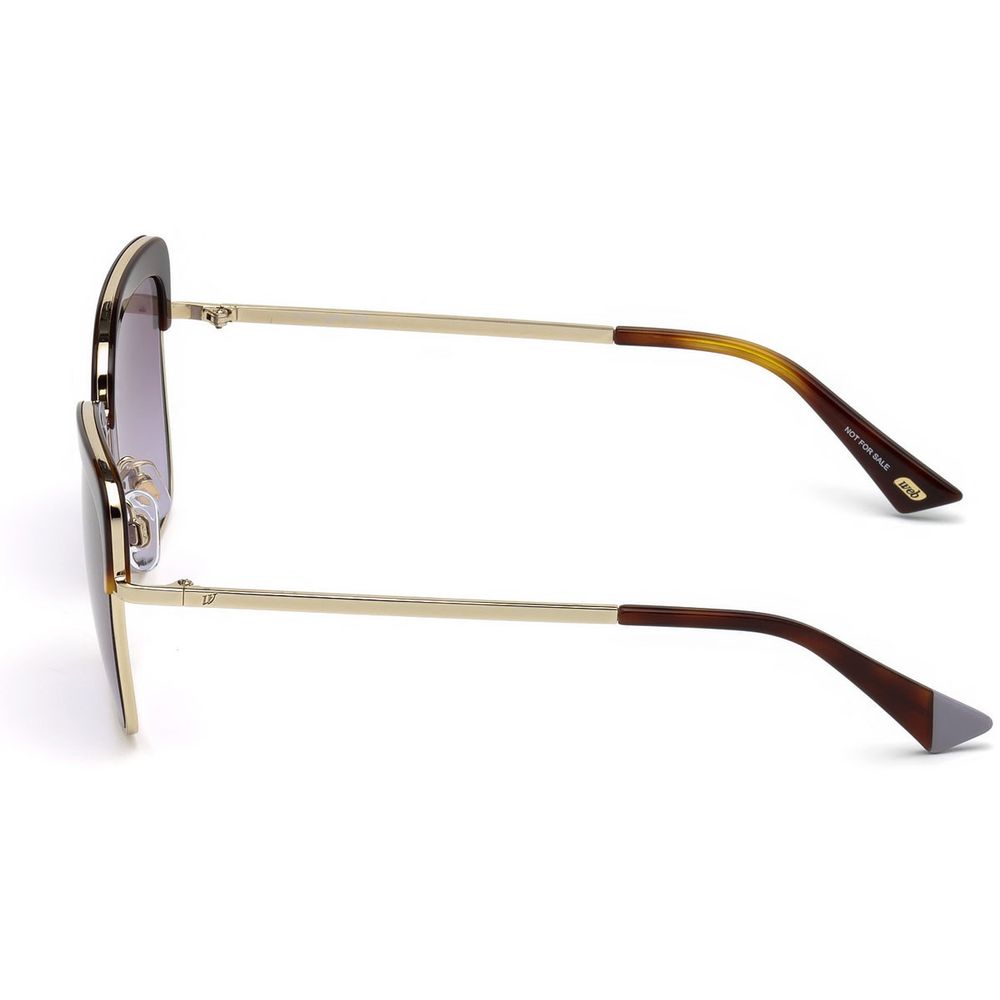 WEB EYEWEAR Sonnenbrille aus Goldmetall