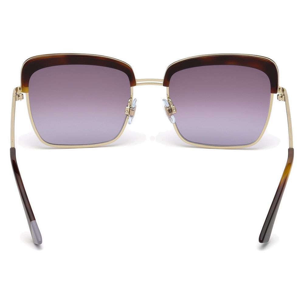 WEB EYEWEAR Sonnenbrille aus Goldmetall