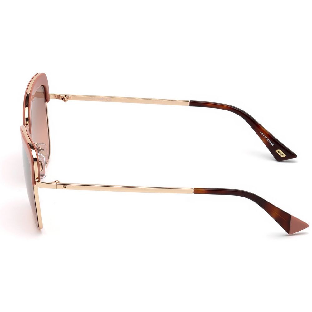 WEB EYEWEAR Sunglasses in Gold Metal
