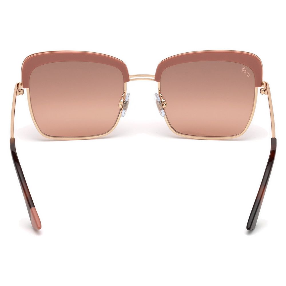 WEB EYEWEAR Sunglasses in Gold Metal