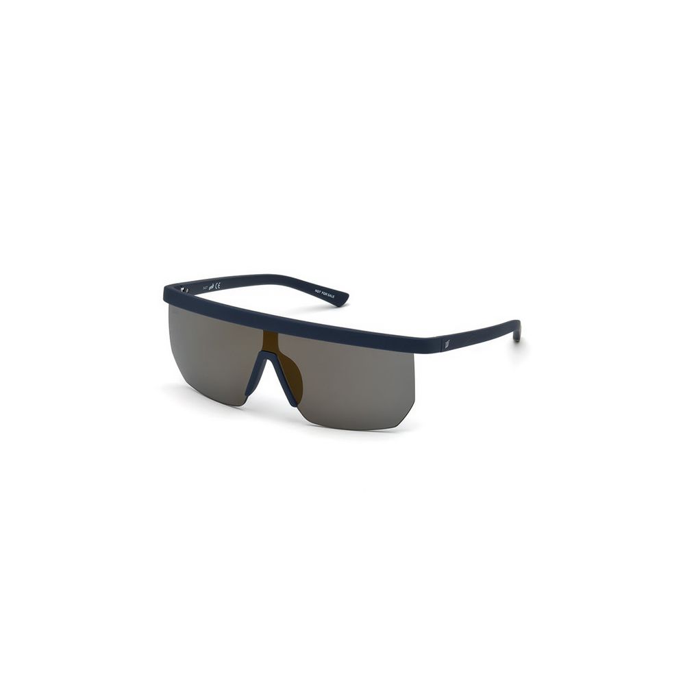 WEB EYEWEAR Blaue Sonnenbrille aus Acetat
