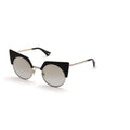 WEB EYEWEAR Schwarze Sonnenbrille aus Metall