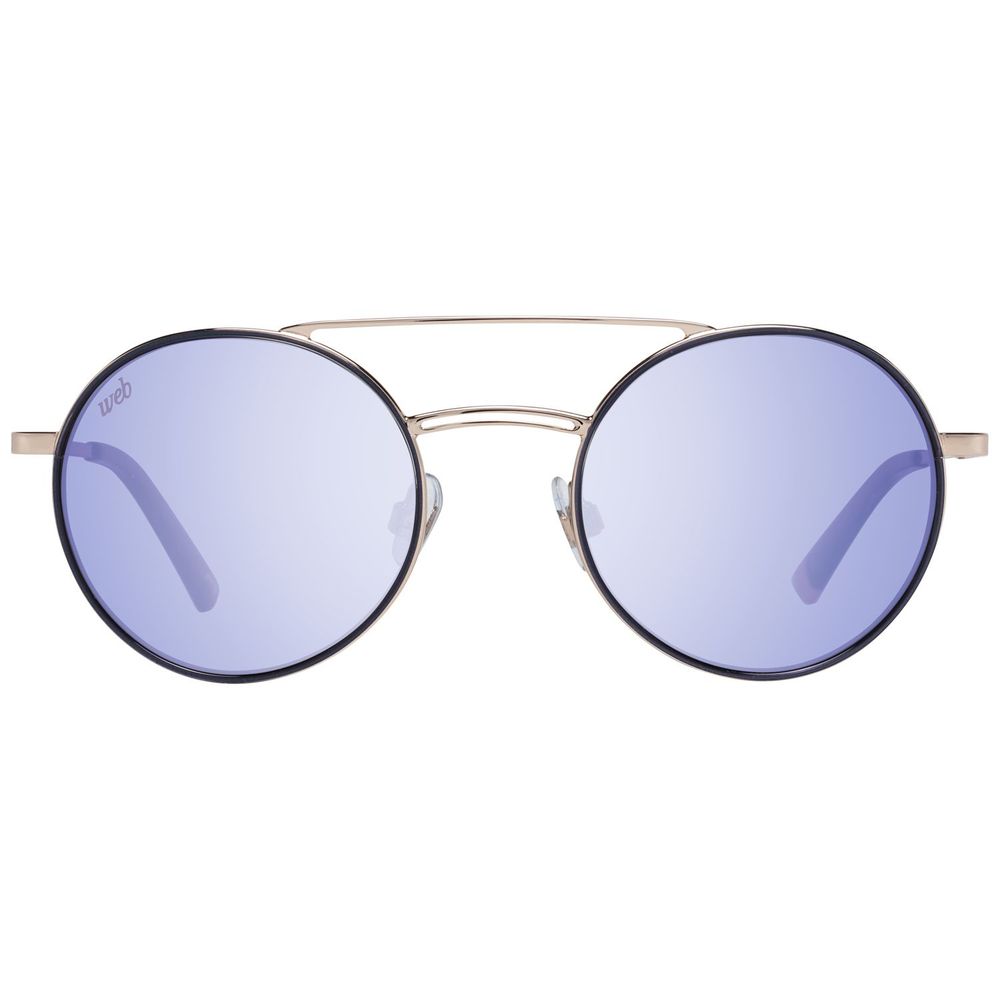 WEB EYEWEAR Sunglasses in Gold Metal