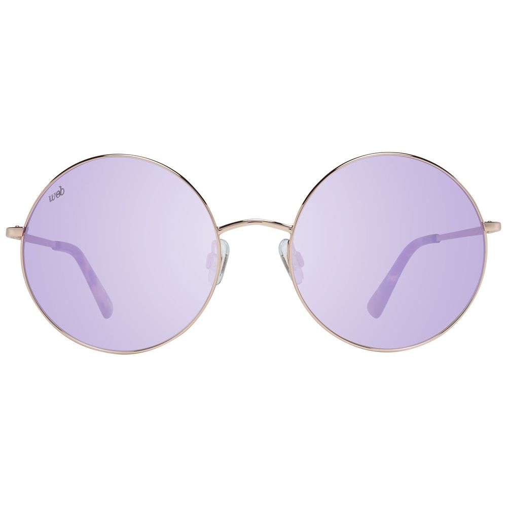 WEB EYEWEAR Sunglasses in Gold Metal