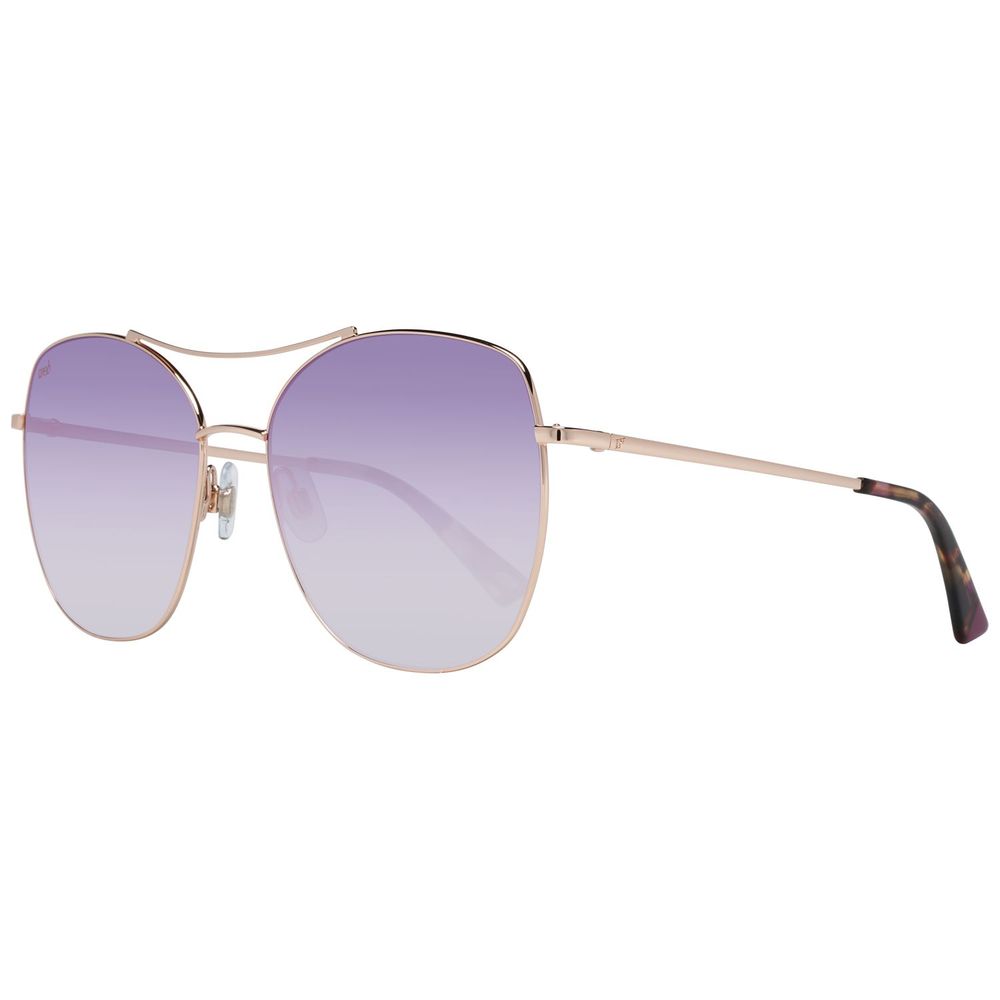WEB EYEWEAR Sonnenbrille aus Goldmetall