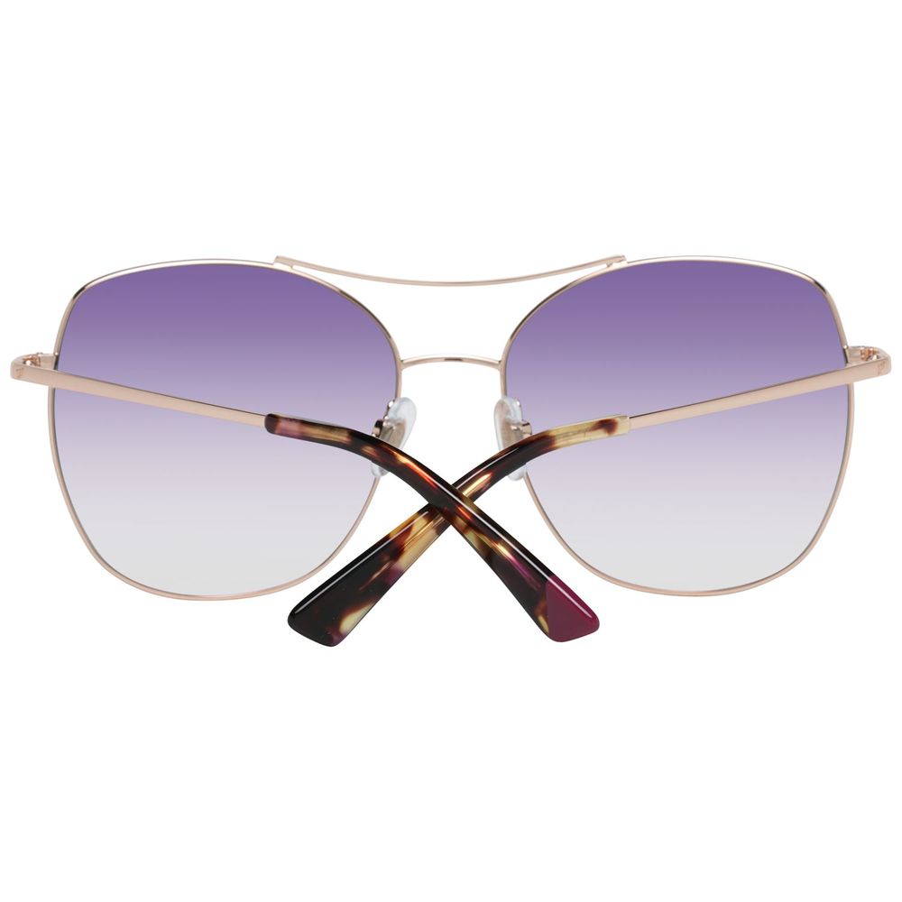WEB EYEWEAR Sonnenbrille aus Goldmetall